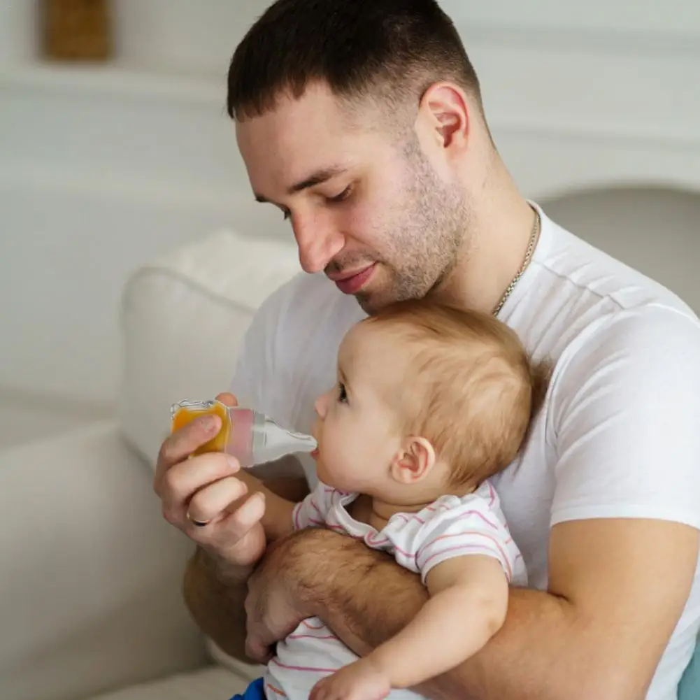 70ML Silicone Baby Liquid Feeding 15ML Babies Medication Utensil Kid Given Medicine Infants Pacifier Device Style | Мать и ребенок