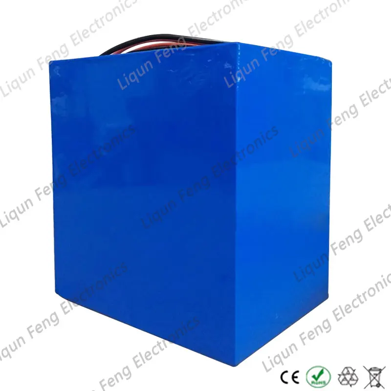 60V батарея 30AH 35AH 40AH 45AH 50AH литиевая электрического велосипеда Аккумулятор для 1500W