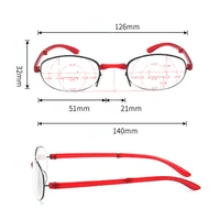 progressive multifocus tr90 ultralight reading glasses women men foldable portable anti blu anti faitgue classic 1 2 3 to 4