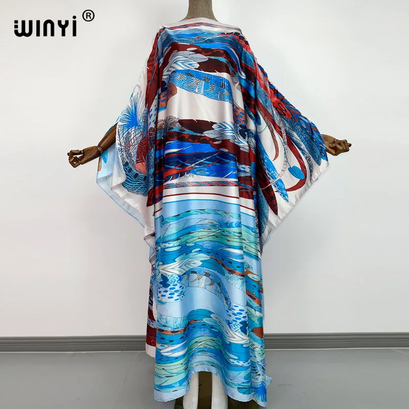 Женское модельное винтажное платье макси WINYI свободное Праздничное Платье с