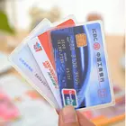 Прозрачный чехол для кредитных карт, 5 шт.лот, ПВХ