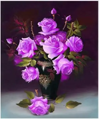 

Full Diamond Embroidery Flowers,5d diamond painting,full drill diamond painting cross stitch