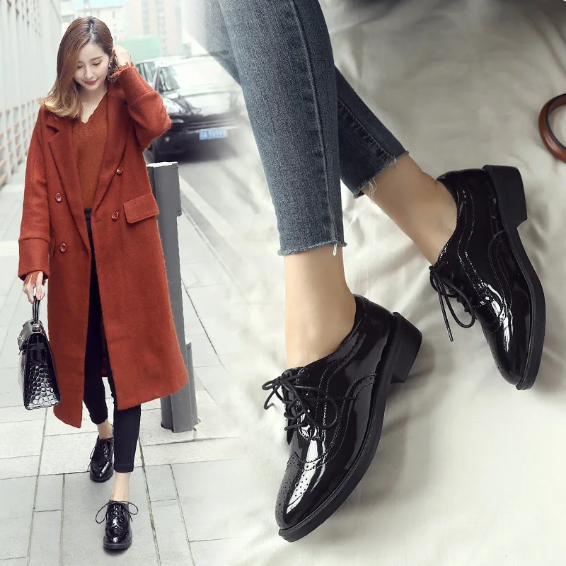 2021 Ins броги с резными узорами женские кроссовки на низком каблуке Зимние плюшевые