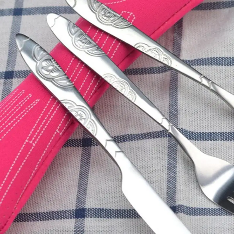 3 шт./компл. креативный набор столовых приборов из нержавеющей стали в западном