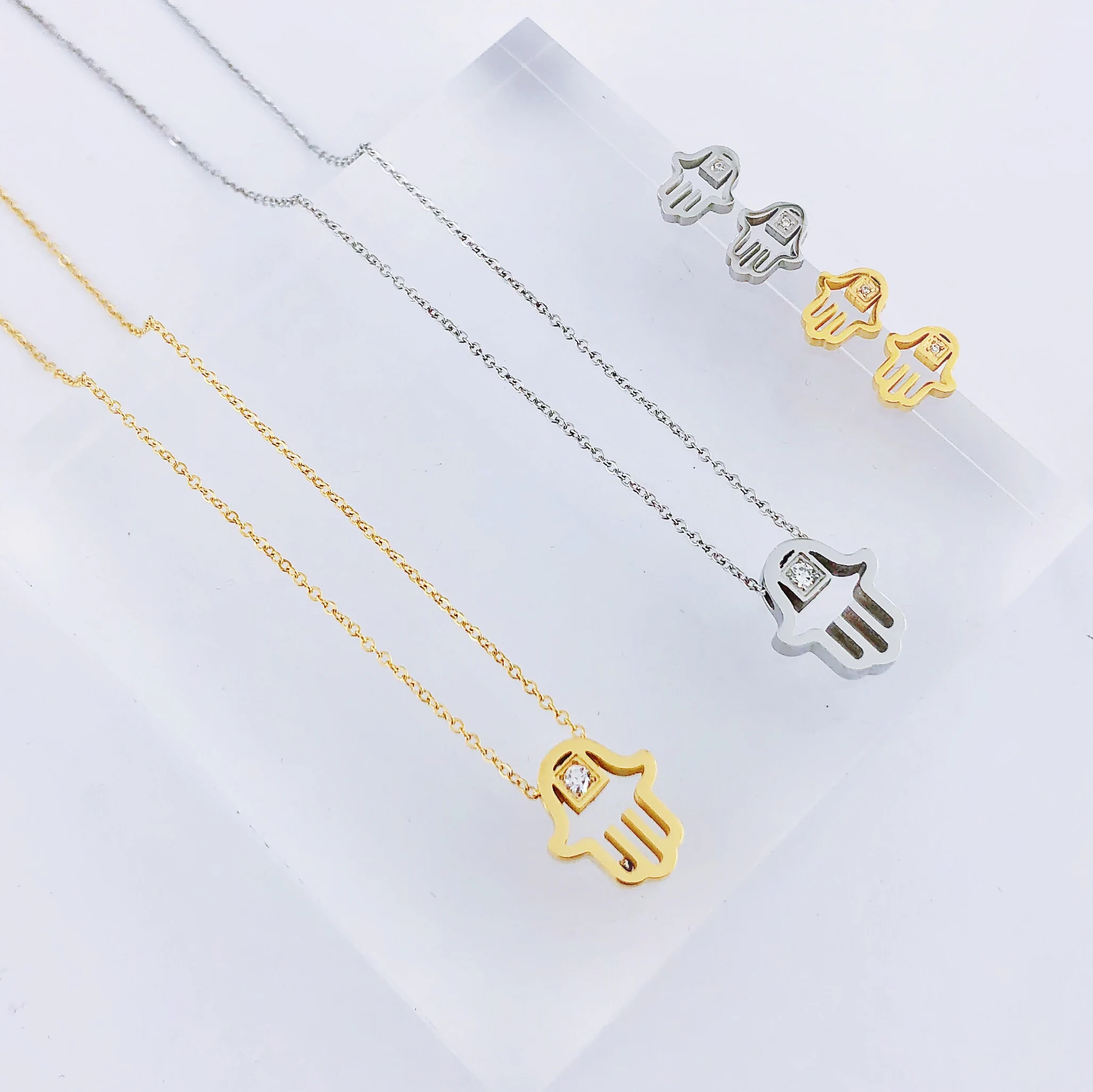 Новинка брендовые дизайнерские женские ладони ожерелье ювелирные изделия