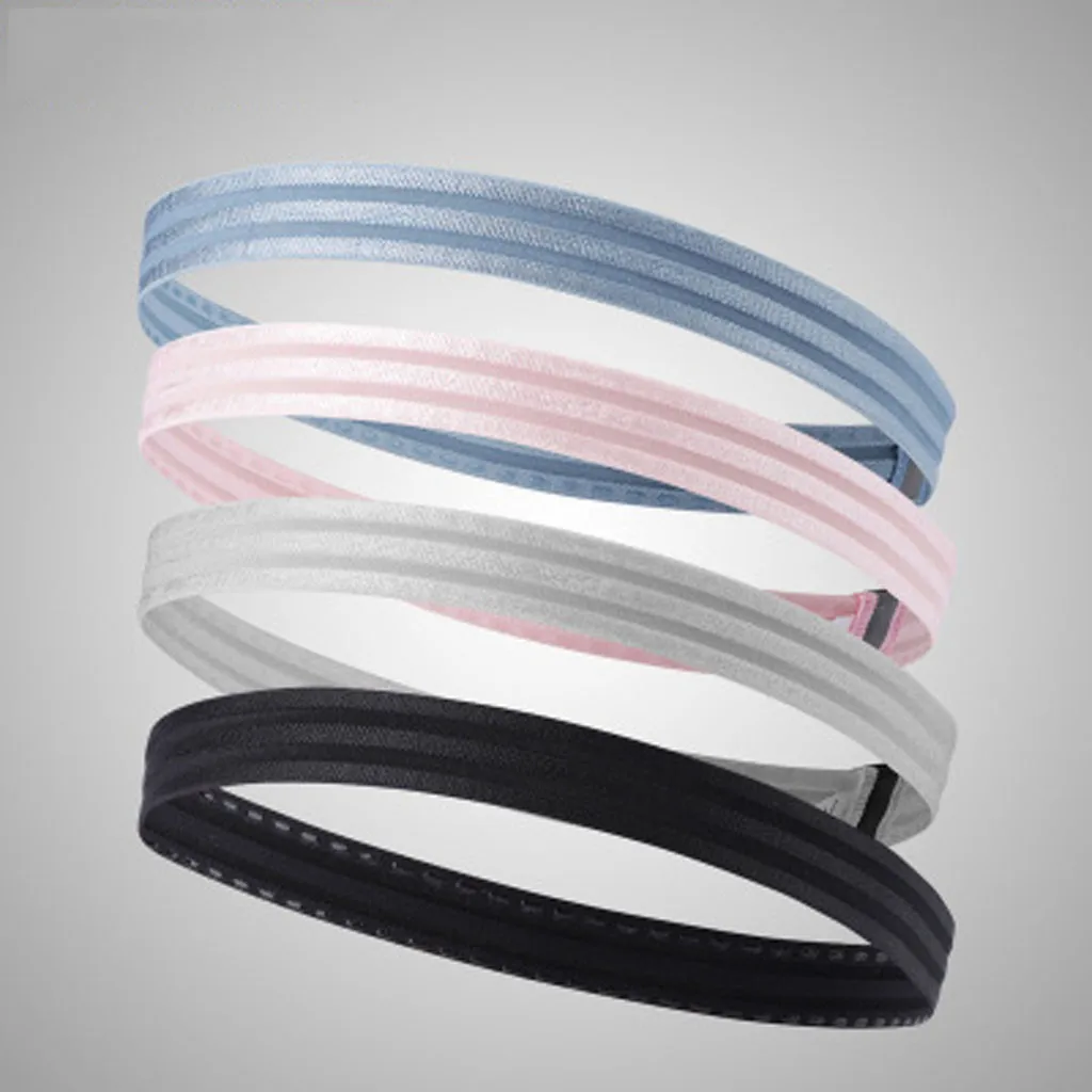 1 шт. Нескользящая поглощающая пот Спортивная Повязка На Голову резинка для волос