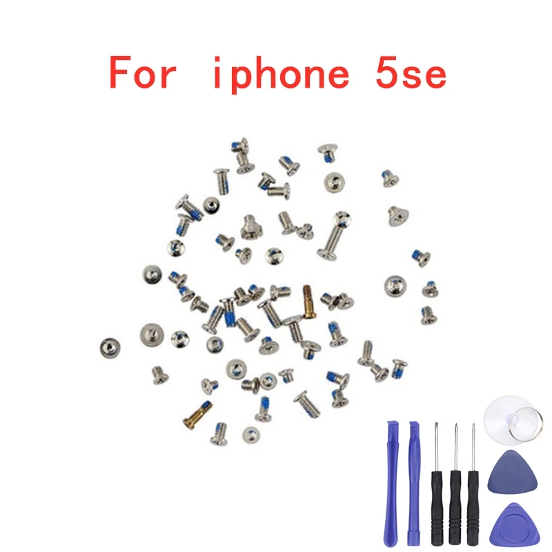 Сменный инструмент для iPhone 5se ремонт болт полный комплект Замена в сборе Запчасти