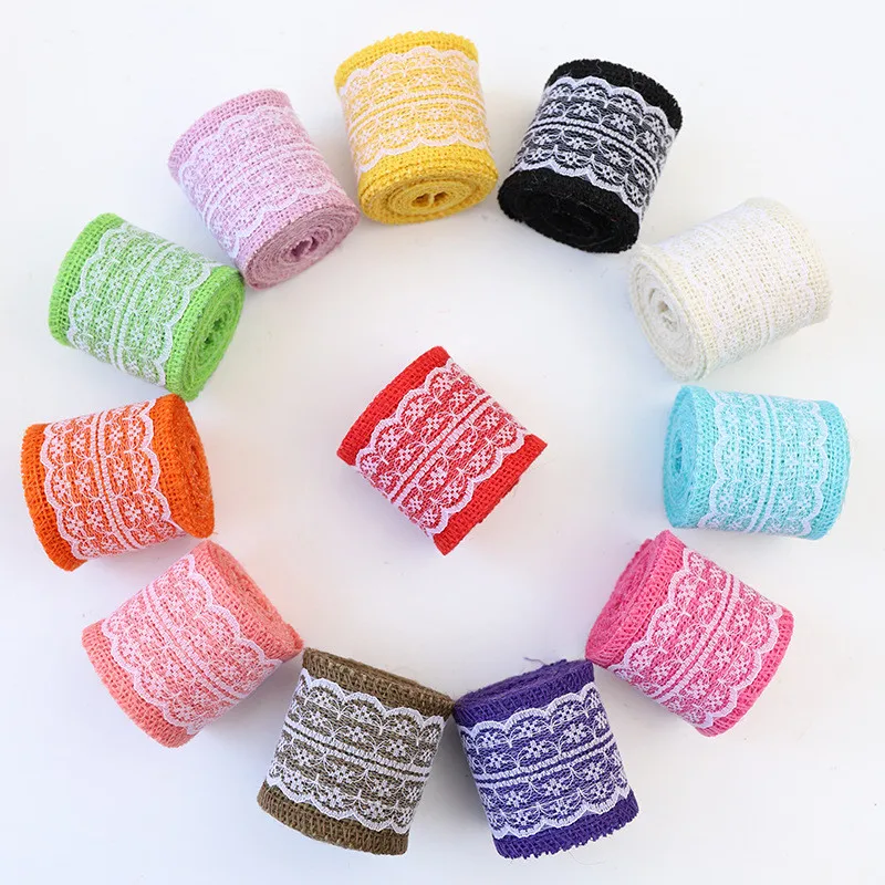 Новинка 2 метра в ширину 6 см кружевная льняная лента африканская ткань различные