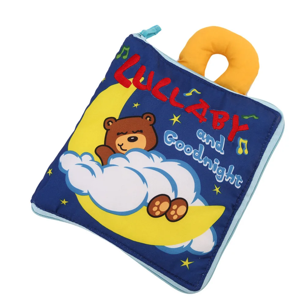 0-12 Month 12 Pages Soft Cloth Books Baby Boys Girls Rustle Sound Infant Educational Stroller Rattle Toys For Newborn | Игрушки и хобби