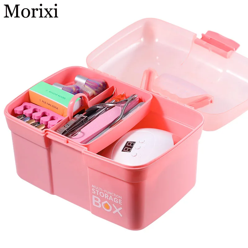 Коробка для УФ лампы нейл арта профессиональный набор акриловых ногтей большая