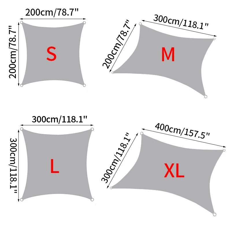 

Sun Shade Sail Outdoor Sun Shelter Anti-uv Patio Pool Nordic Sun Shade Canopy Sun Canopy 85% UV Blocked Garden Protector