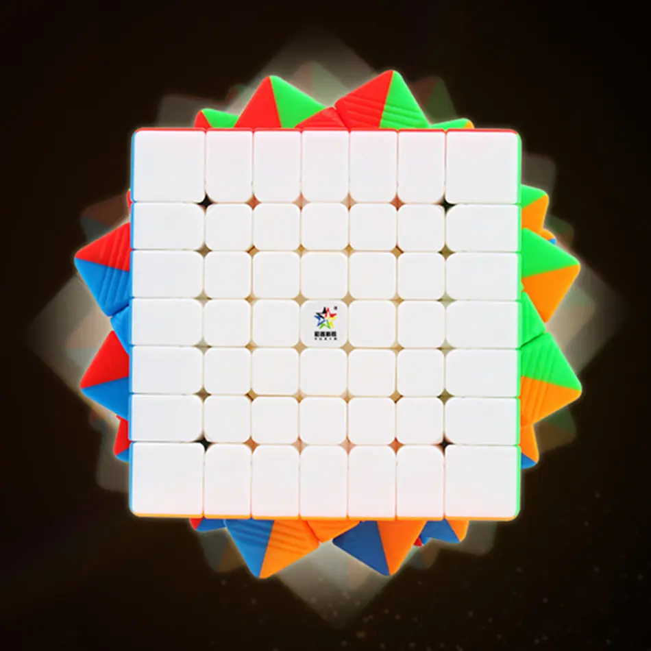 Yuxin 7x7 Магнитный куб Yuxin Little Magic 7x7x7 волшебный куб 7 слоев скоростной куб профессиональные головоломки игрушки для детей подарок