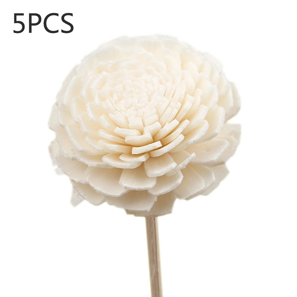 A1 5pcs Daisy Flower Rattan Reeds Fragrance Diffuser Non-fire Replacement Refill Sticks Home Living Room Aromatic Incense - Цвет: A1