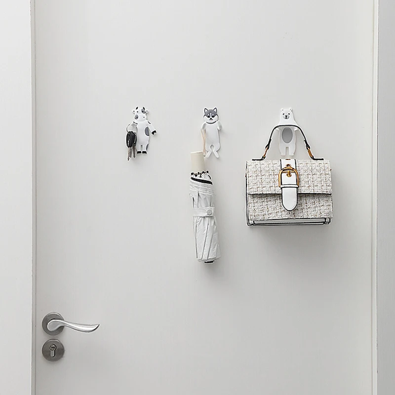 

Wall Hooks Cute Decorative Versatile Hooks Reusable Waterproof Hooks for Bathroom Bedroom DFDS889