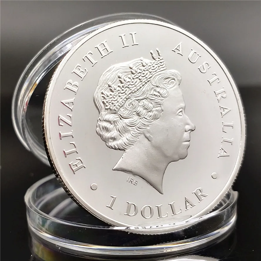 Австралийские крокодиловые монеты аллигатора Памятная коллекция монет подарок