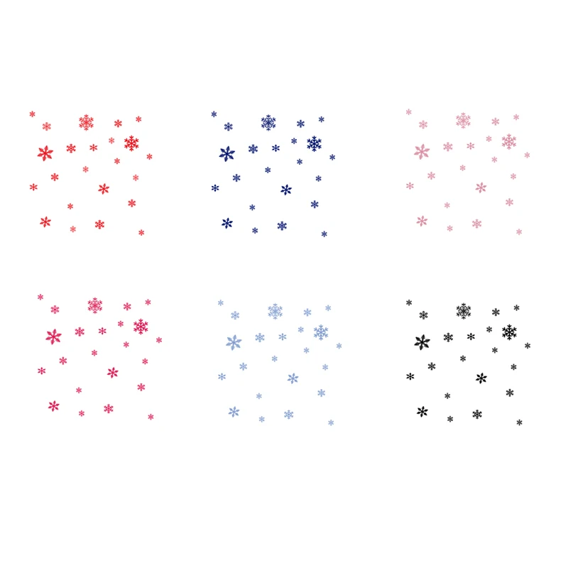 Новые 27 шт./партия рождественские наклейки на окно снежинки зимние стену для