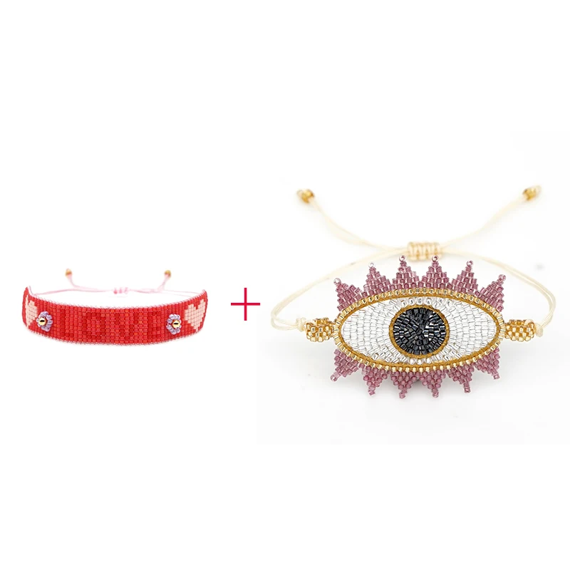 SHINUSBOHO MIYUKI Pulseras мужской CHINGONA-power браслет с буквами Mujer Moda Турецкий Дурной глаз браслет женский Bileklik Insta ювелирные изделия - Окраска металла: M-B190920-2