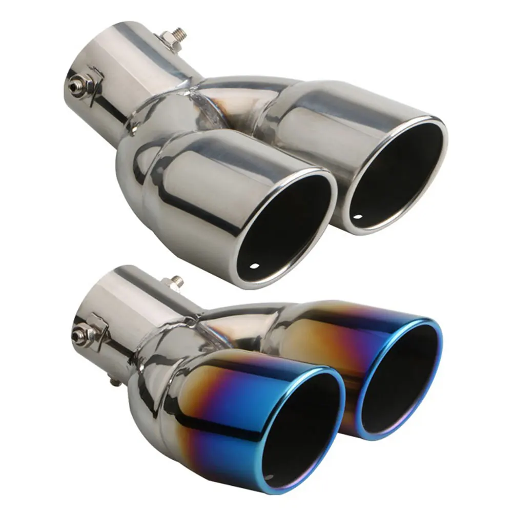 

Automobile Tail Throat Modified Universal Silencer Stainless Steel Exhaust Pipe Modified Exhaust Hood Decoration Universal Tail