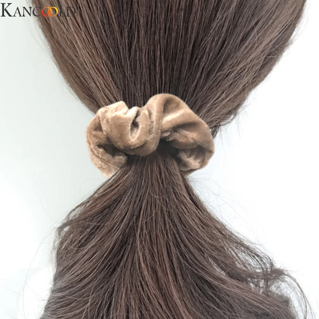 KANCOOLD 20/15/9PCS Women Hair Tie Velvet Scrunchie Elastic Rubber Bands Accessories Gum Ring Rope Ponytail Holder Fashion | Аксессуары