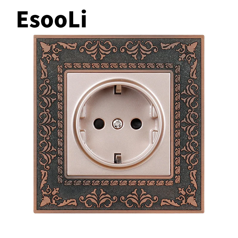 Розетка EsooLi серая евростандарт 16 А 110 ~ 250 В переменного тока | Обустройство дома