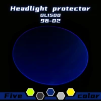 motorist high quality motorbikes abs headlight protector cover screen lens for honda gl1500 c valkrie 1996 2002 2001 2000 1999