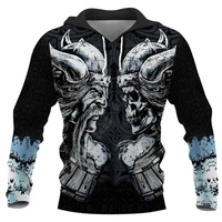 viking tattoo 3d printed hoodies fashion pullover men for women sweatshirts hip hop sweater cosplay costumes 03