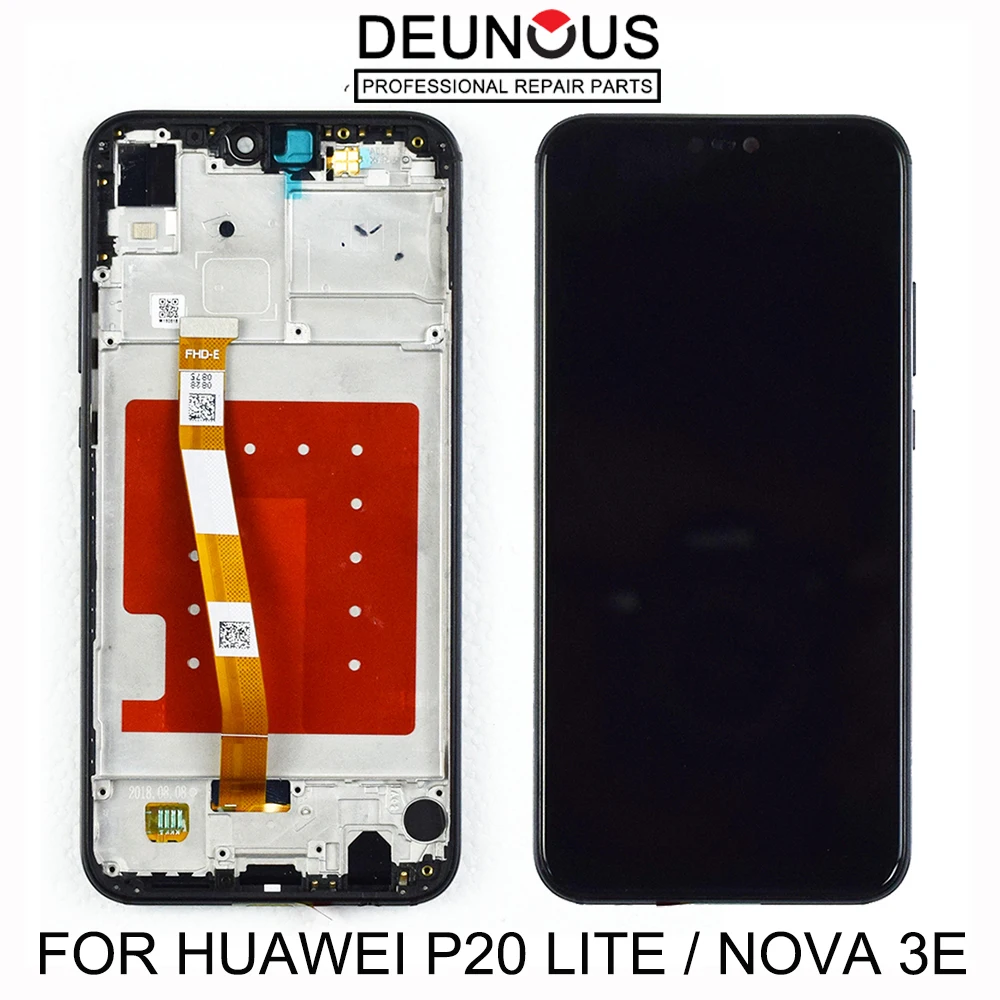 2280*1080 качественный ЖК-дисплей с рамкой для HUAWEI P20 Lite ЖК-экран для HUAWEI P20 Lite ANE-LX1 ANE-LX3 Nova 3e