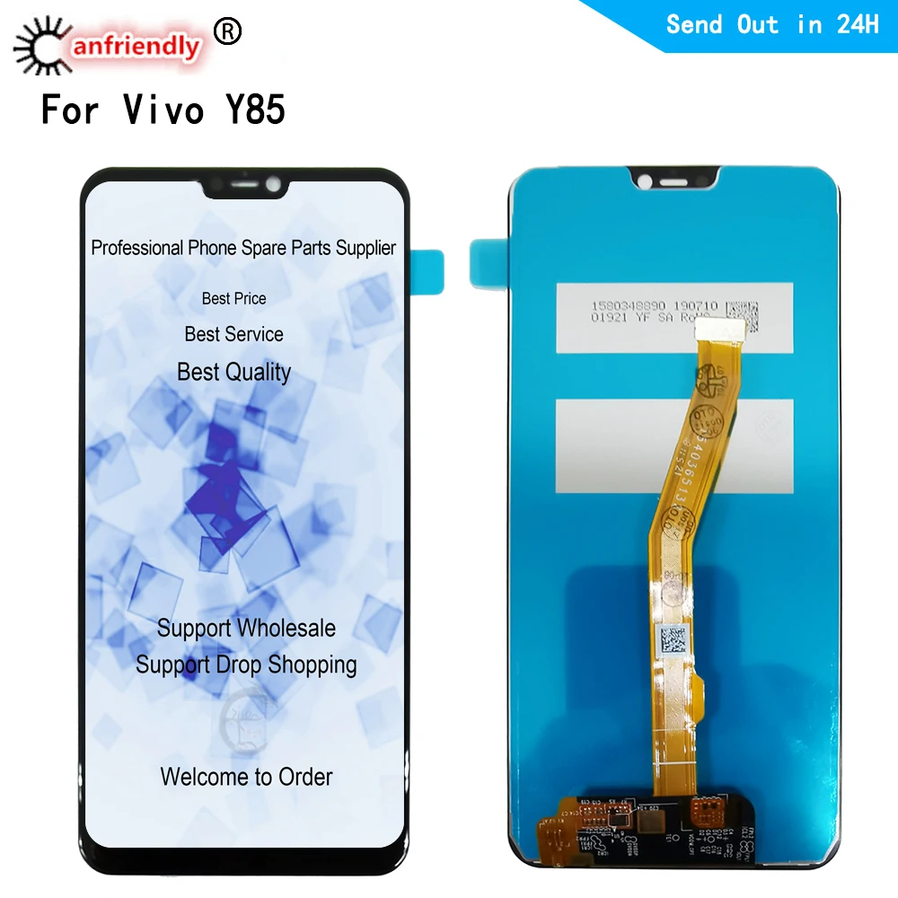 Pantalla LCD de 6,3 pulgadas para Vivo Y85 1727 1726, pantalla LCD con panel t&aacute;ctil, sensor de pantalla, m&oacute;dulo digitalizador con montaje de marco para Vivo Y85-0
