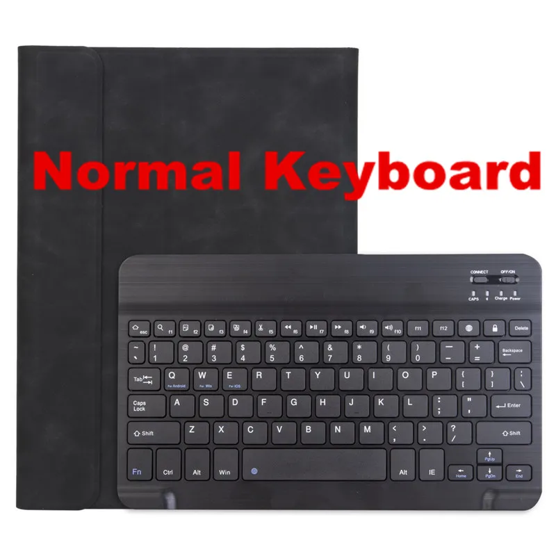 Normal-BK-BBK Съемная Bluetooth клавиатура для iPad 10," A2200 A2198 A2232 смарт-чехол для iPad Air 10,5" A2123 A2152 A2153 - Цвет: Normal-BK-BBK