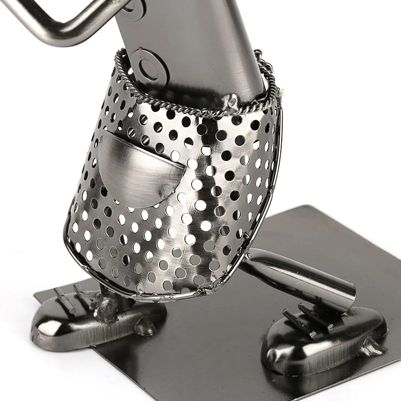 Металлическая Декоративная стойка для вина ручной работы держатель бутылки