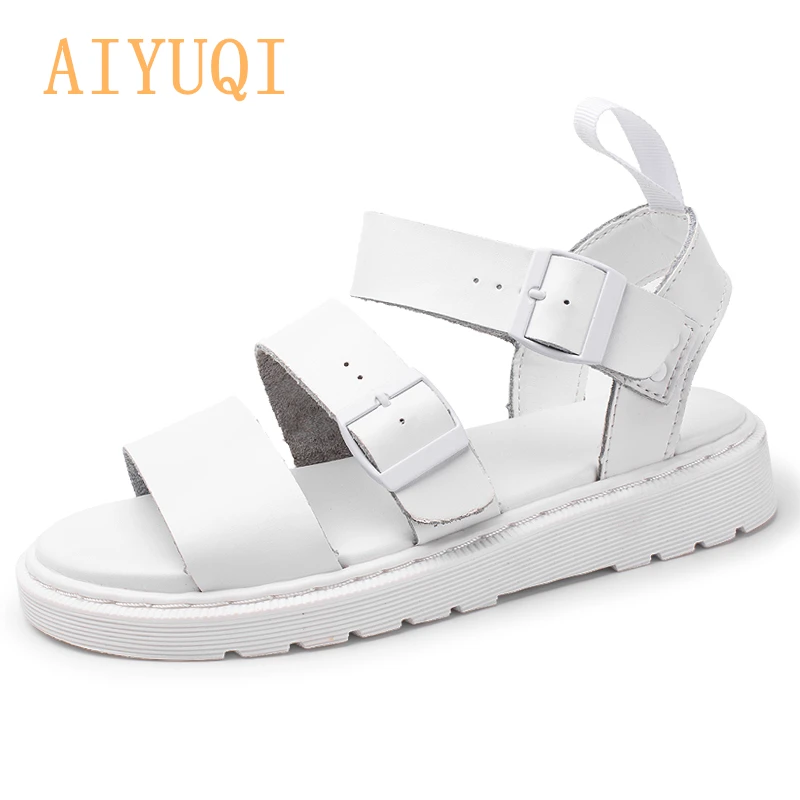 Летние женские сандалии Martin Новинка 2020 года пляжная обувь в римском стиле с