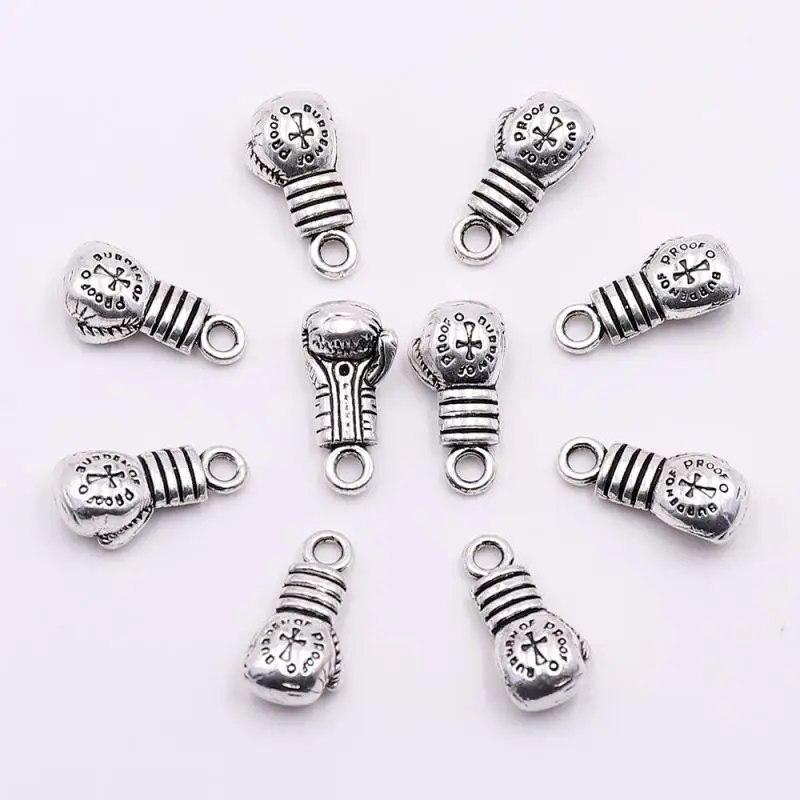 10 шт. подвески для боксерских перчаток самостоятельного изготовления ювелирных