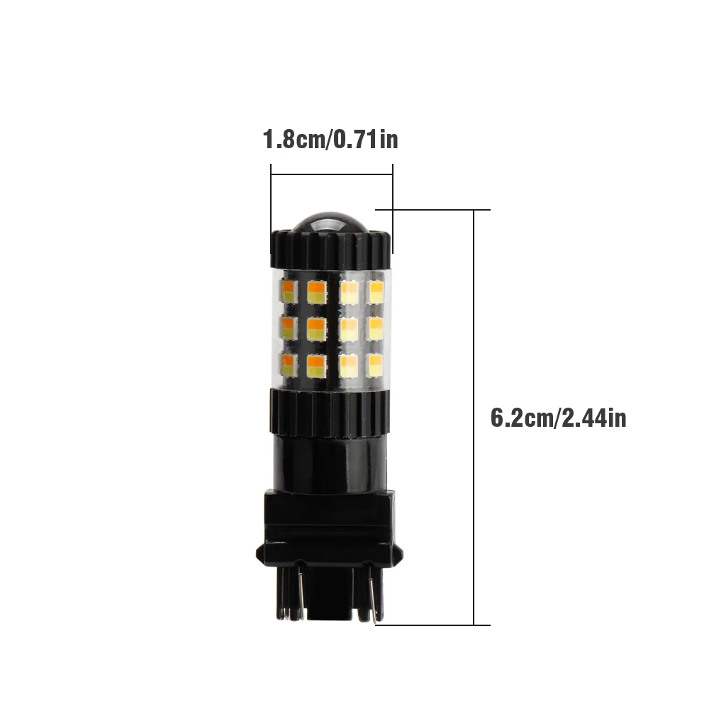 OKEEN 1 шт. двухцветные T20 7443 W21/5 Вт 36SMD светодиодсветодиодный Canbus автомобильные