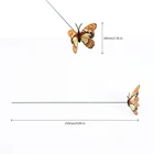 Уличный горшок с бабочками, горшок для цветов, реалистичный горшок для украшения