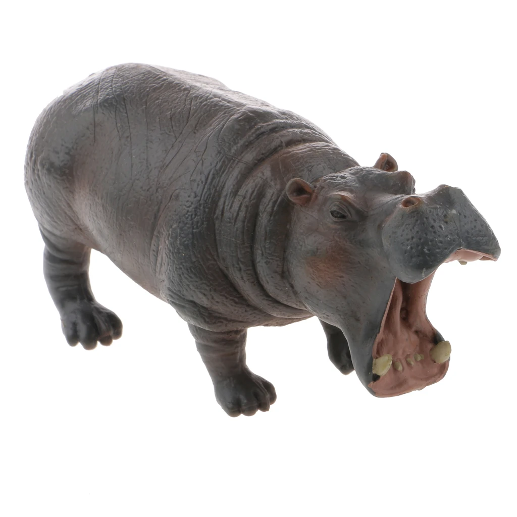 

Vivid Hippopotamus Wild Animal Figurine Model Action Figure Kid Toy Gift