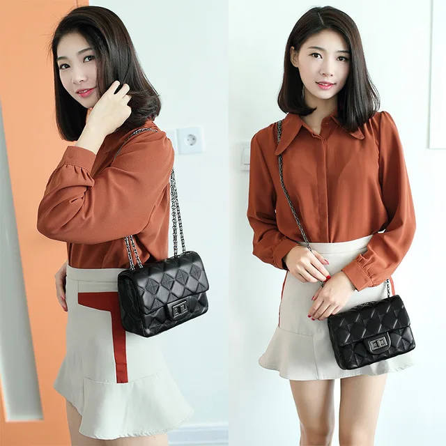 Высококачественные женские сумки 2019 модная квадратная сумка на цепочке