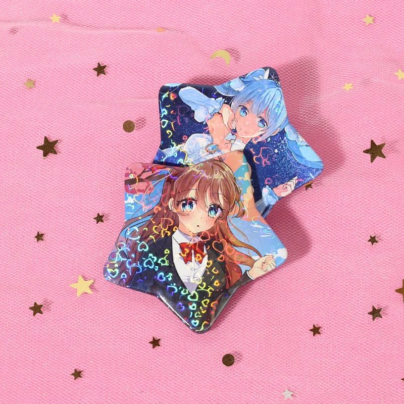 Значок со звездами VOGRACE groothandel изготовленный на заказ | Украшения и аксессуары