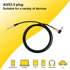 Аудиокабель Aux с разъемом 3,5 мм на 3,5 мм, аудиокабель для динамиков, Автомобильный Кабель Aux для автомобильных наушников, шнур AUX для iphone, Samsung