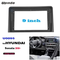 2 din 9 inch car radio installation dvd gps mp5 plastic fascia panel frame for hyundai sonata 2018 dash mount kit