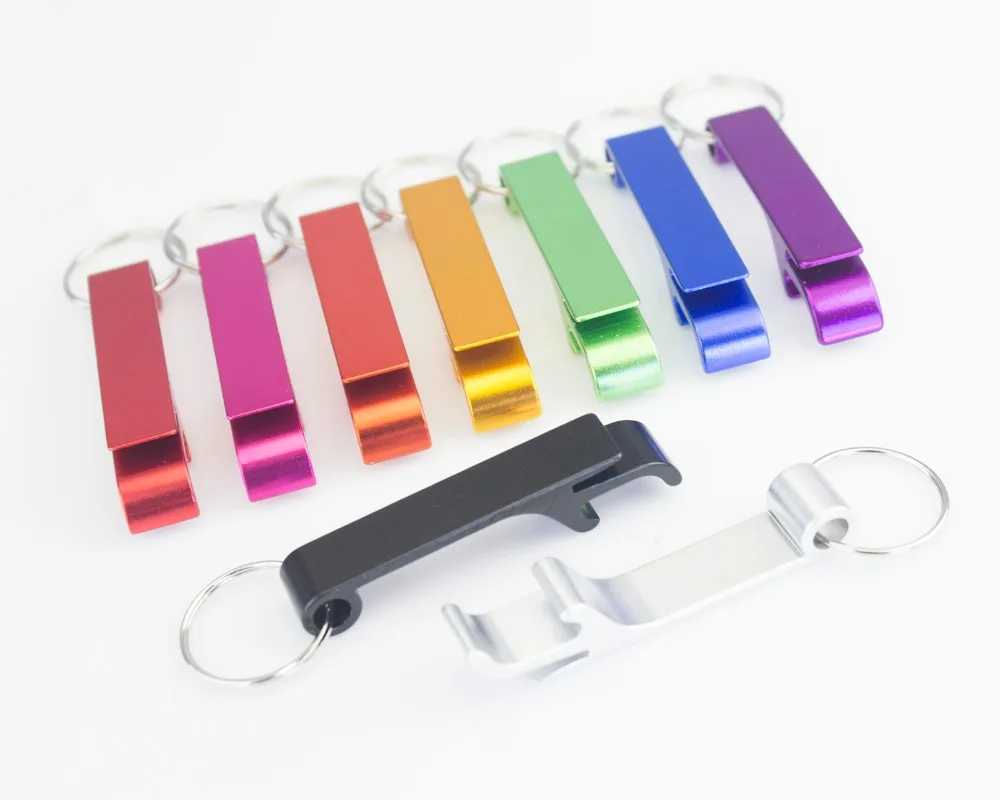 100x персонализированный Выгравированный Открыватель для бутылок брелок кольцо