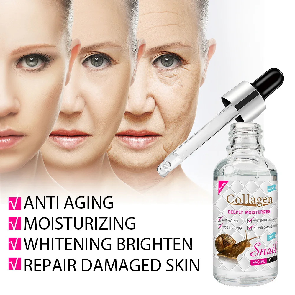 

Disaar 30ML Snail Ossein Essence Anti Aging Fade Wrinkles Whitening Moisturizing Skin Brighten Shrink Pores Face Care Cosmetics