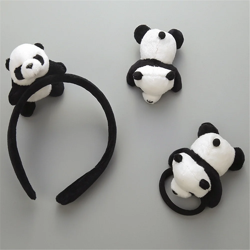 Резинка для волос в виде панды резинка с маленькими животными |