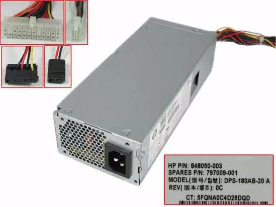 DPS 180AB 20 A 848050 003 797009 001 ProLiant DL380 G8 серверный блок питания 180 Вт|Блоки для компьютеров|