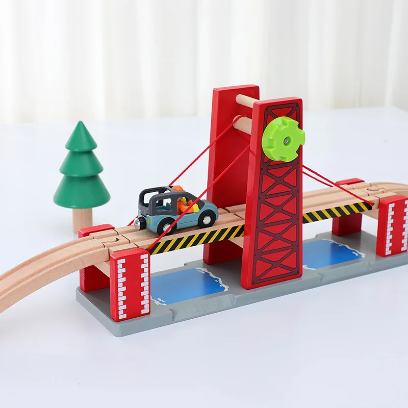 Деревянная железная дорога деревянная набор аксессуаров удлинитель для