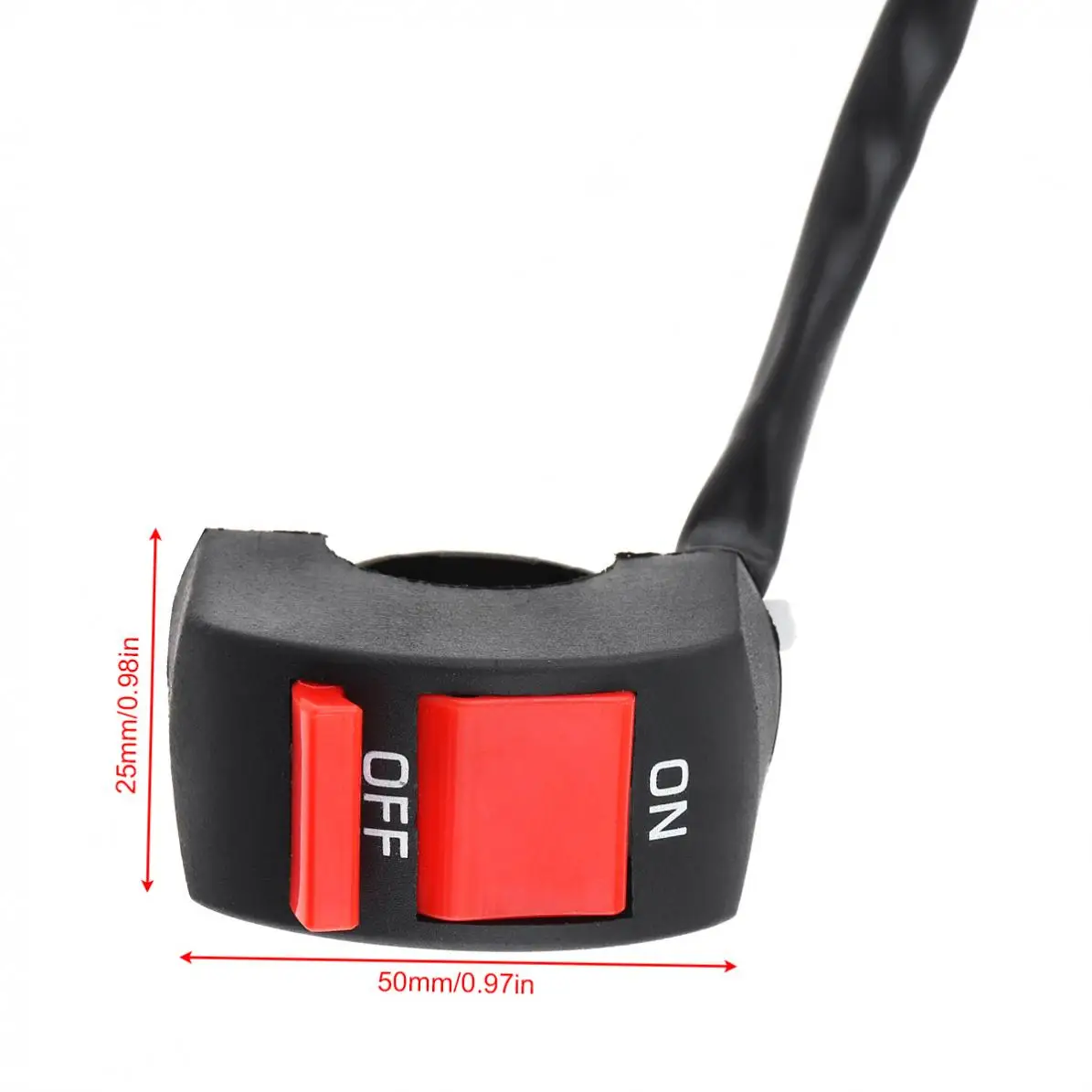 22MM Durable ABS Motorcycle Handlebar Switch Double Flash LED Headlight Controller Hazard Lights Overtaking | Автомобили и