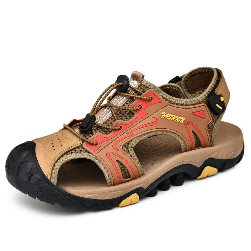 2019 г. новые летние мужские мягкие сандалии удобная мужская летняя