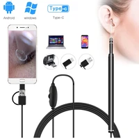 ear cleaning endoscope visual ear spoon health care cleaning tool for nose ear picker usb hd camera 5 5mm android pc