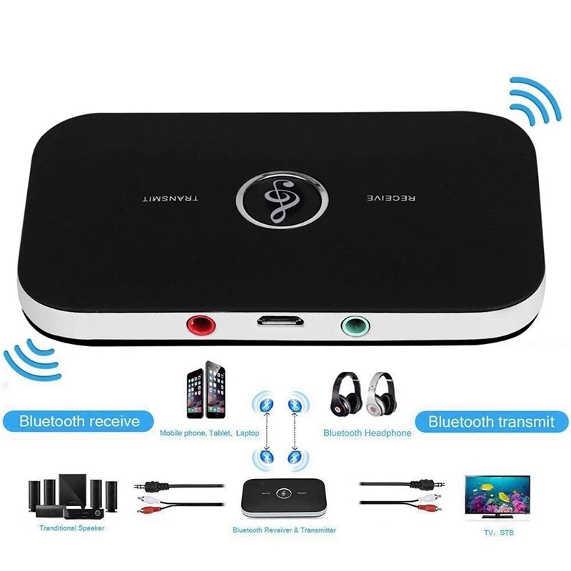 Передатчик Bluetooth V4.1 беспроводной A2DP аудио RCA до 3 5 мм Aux USB адаптер концентратор для