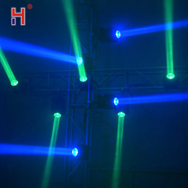 Движущаяся головка сценический эффект светодиодный луч 60 Вт Dj светильник Rgbw 4 в 1