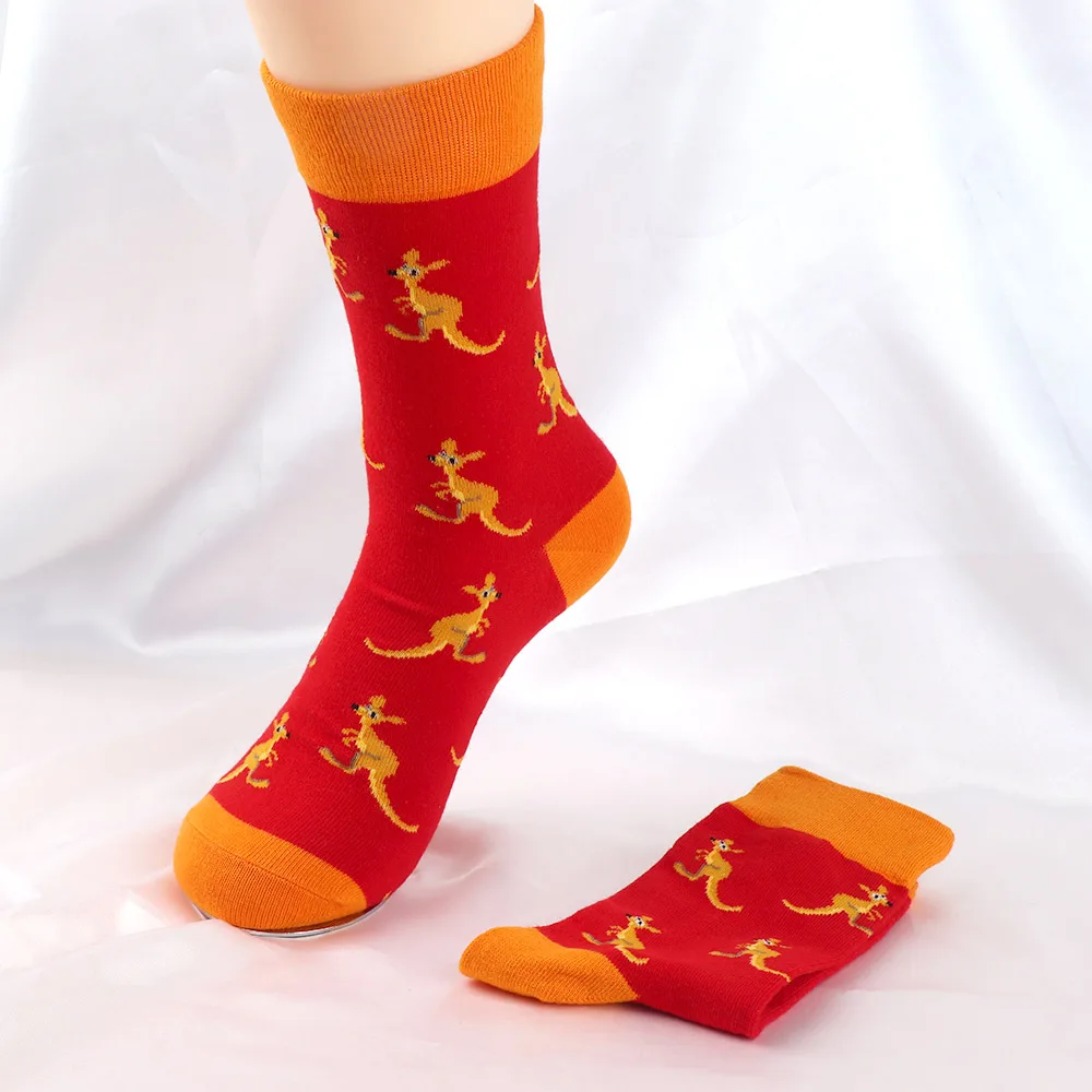 1 пара женские воздухопроницаемые носки с принтом | Женская одежда